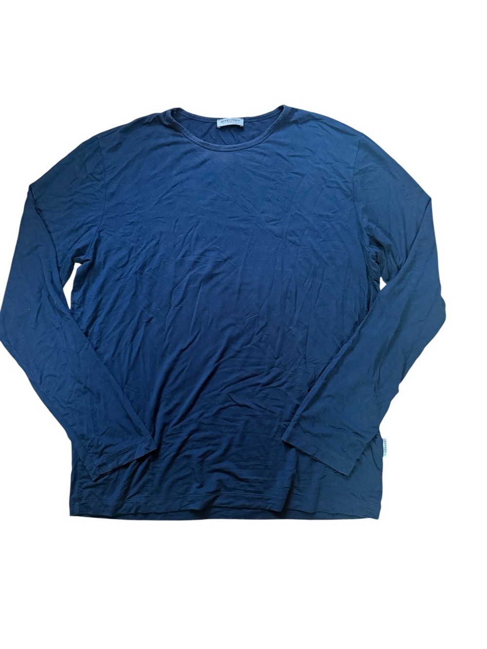 Givenchy Long-Sleeve Crewneck Shirt - Dark Blue
